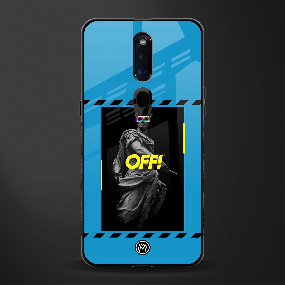 groovy caesar glass case for oppo f11 pro image