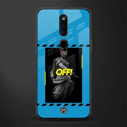 groovy caesar glass case for oppo f11 pro image
