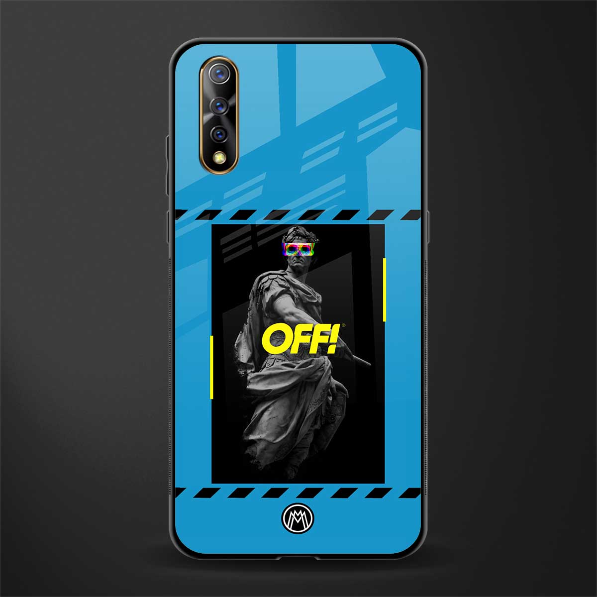 groovy caesar glass case for vivo s1 image