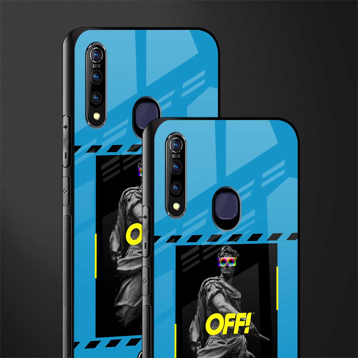 groovy caesar glass case for vivo z1 pro image-2