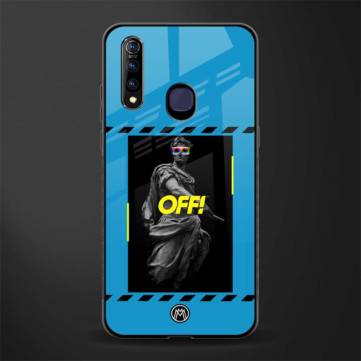 groovy caesar glass case for vivo z1 pro image