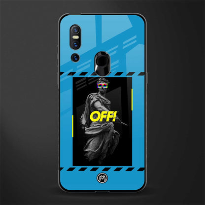 groovy caesar glass case for vivo v15 image