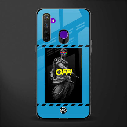 groovy caesar glass case for realme 5i image