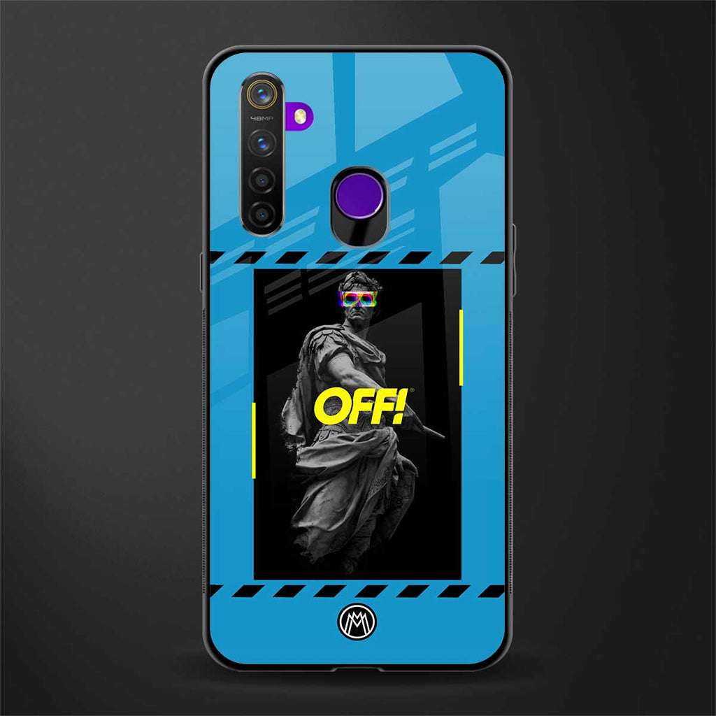 groovy caesar glass case for realme 5 image