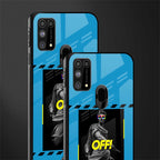 groovy caesar glass case for samsung galaxy m31 image-2