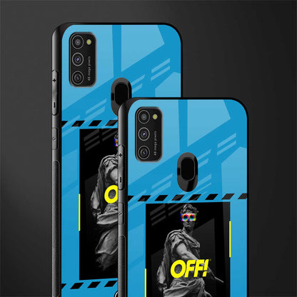 groovy caesar glass case for samsung galaxy m21 image-2