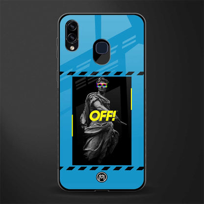 groovy caesar glass case for samsung galaxy a30 image