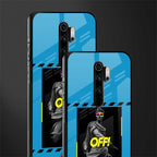 groovy caesar glass case for redmi note 8 pro image-2