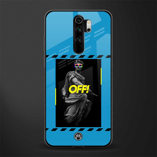 groovy caesar glass case for redmi note 8 pro image