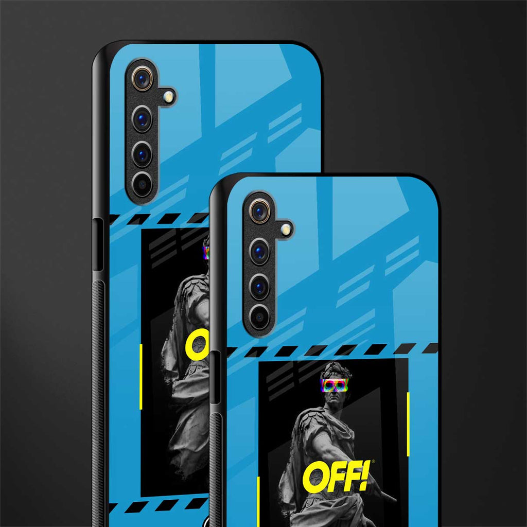 groovy caesar glass case for realme 6 pro image-2