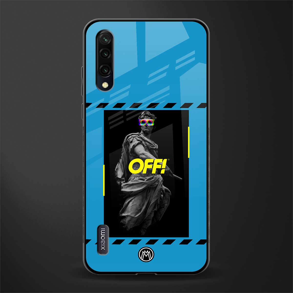 groovy caesar glass case for mi a3 redmi a3 image
