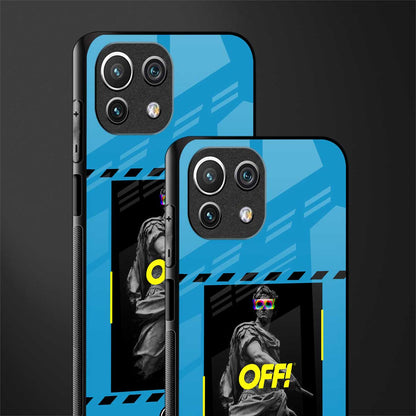 groovy caesar glass case for mi 11 lite image-2