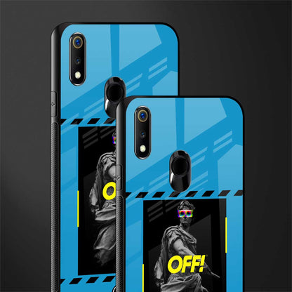 groovy caesar glass case for realme 3 pro image-2