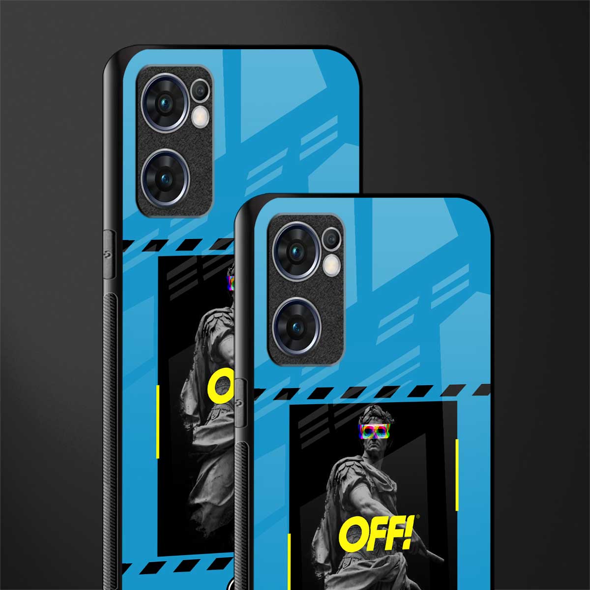 groovy caesar glass case for oppo reno7 5g image-2