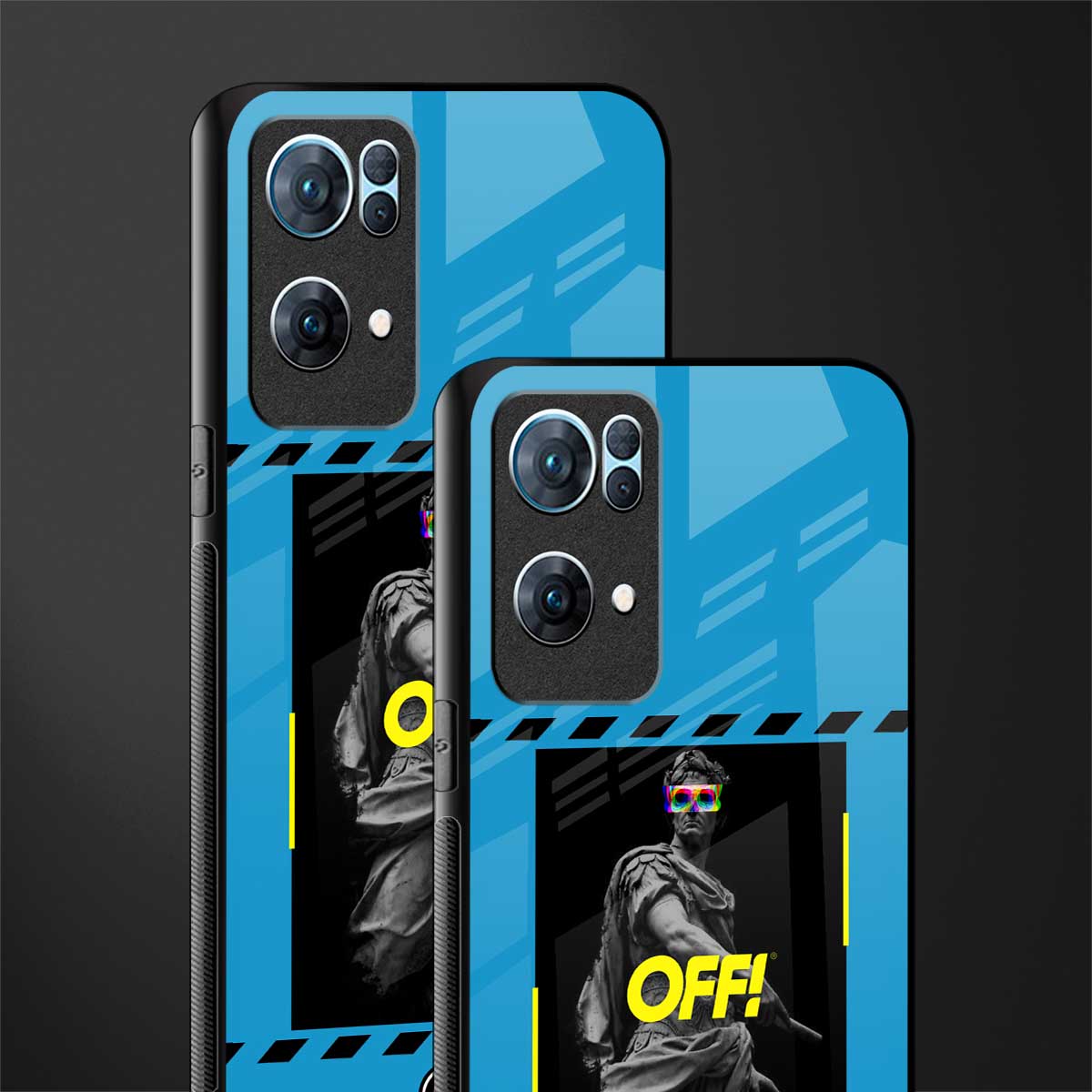 groovy caesar glass case for oppo reno7 pro 5g image-2