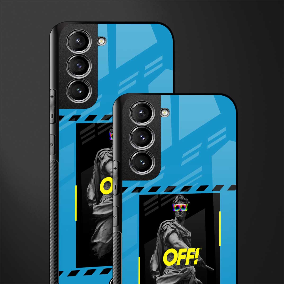 groovy caesar glass case for samsung galaxy s21 plus image-2