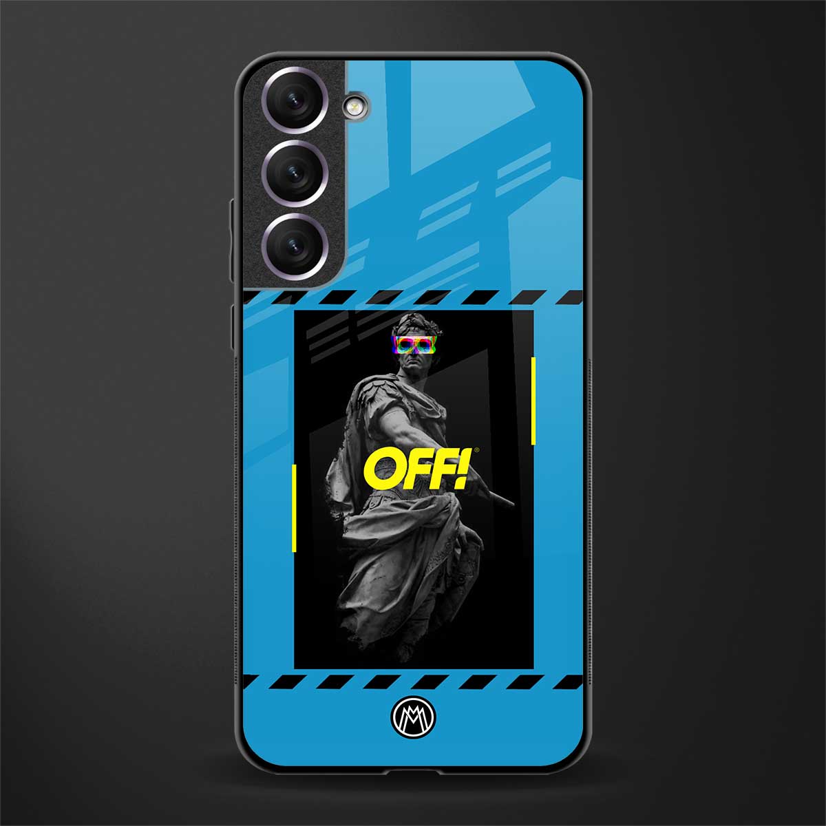 groovy caesar glass case for samsung galaxy s21 plus image