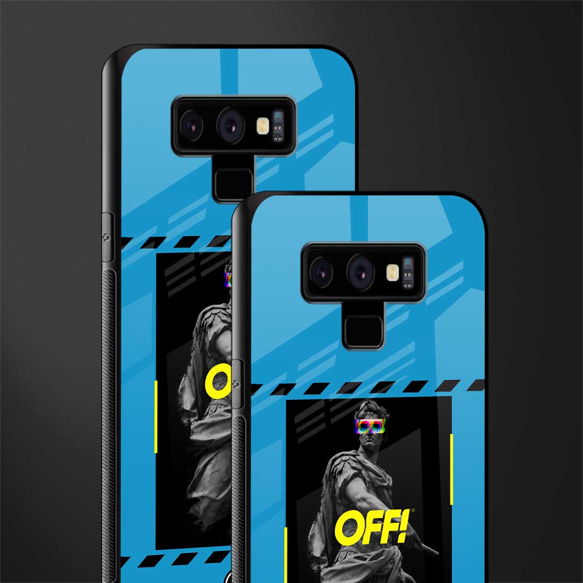 groovy caesar glass case for samsung galaxy note 9 image-2