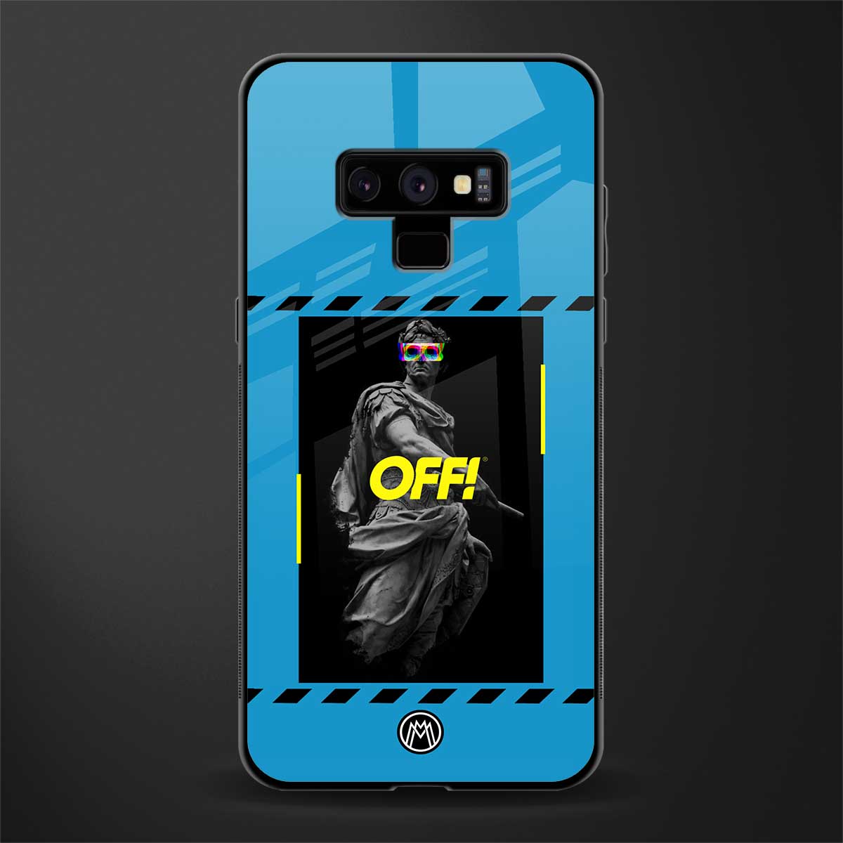 groovy caesar glass case for samsung galaxy note 9 image