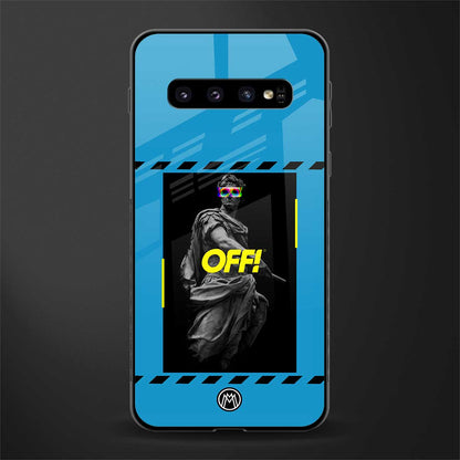 groovy caesar glass case for samsung galaxy s10 plus image