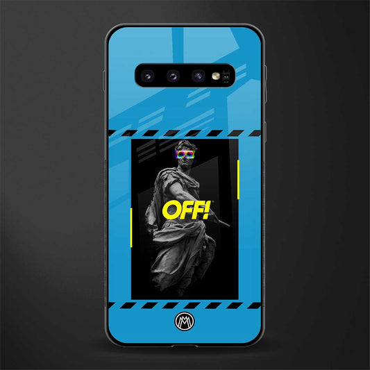 groovy caesar glass case for samsung galaxy s10 plus image