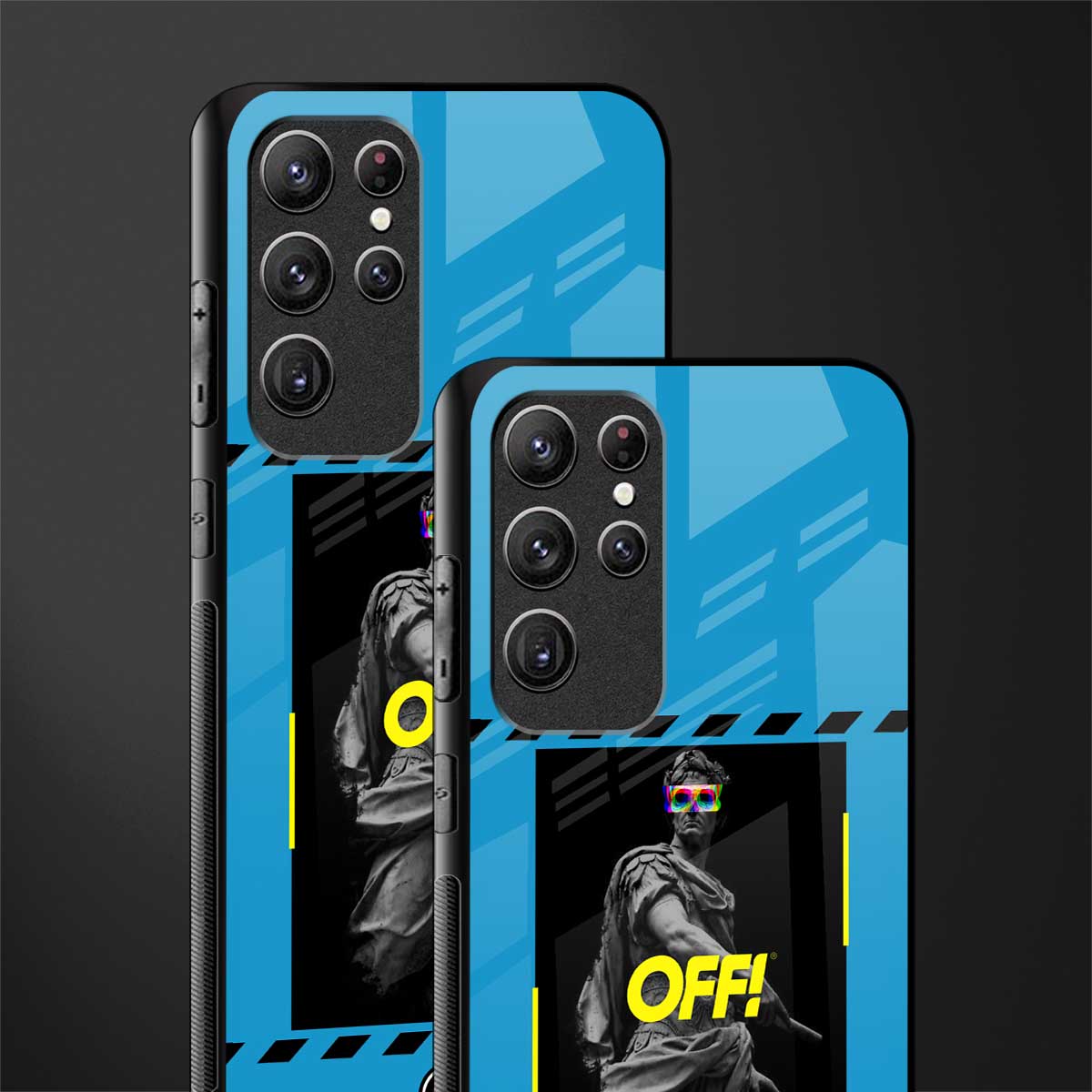 groovy caesar glass case for samsung galaxy s21 ultra image-2