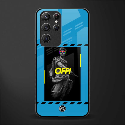 groovy caesar glass case for samsung galaxy s21 ultra image