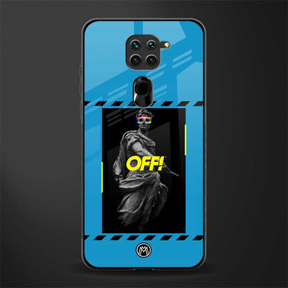 groovy caesar glass case for redmi note 9 image