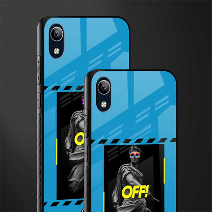 groovy caesar glass case for vivo y1s without fingerprint image-2