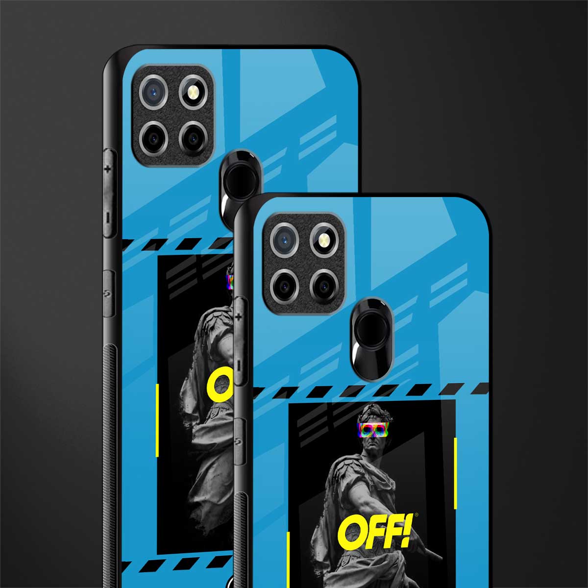 groovy caesar glass case for realme narzo 20 image-2