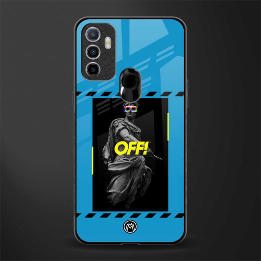 groovy caesar glass case for oppo a53 image