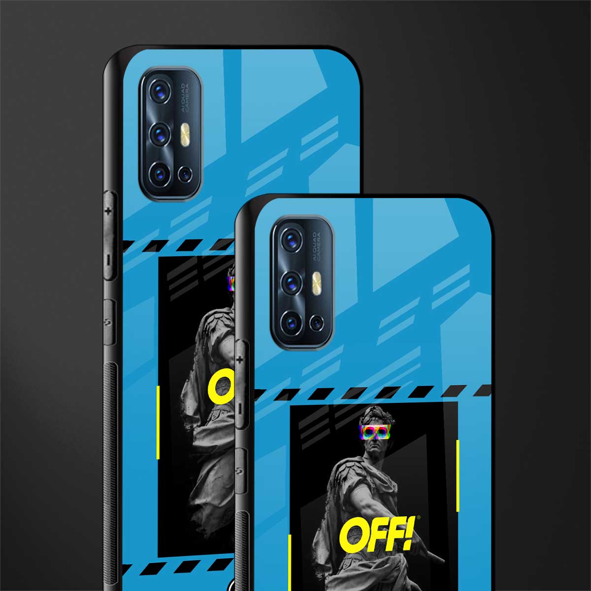 groovy caesar glass case for vivo v17 image-2
