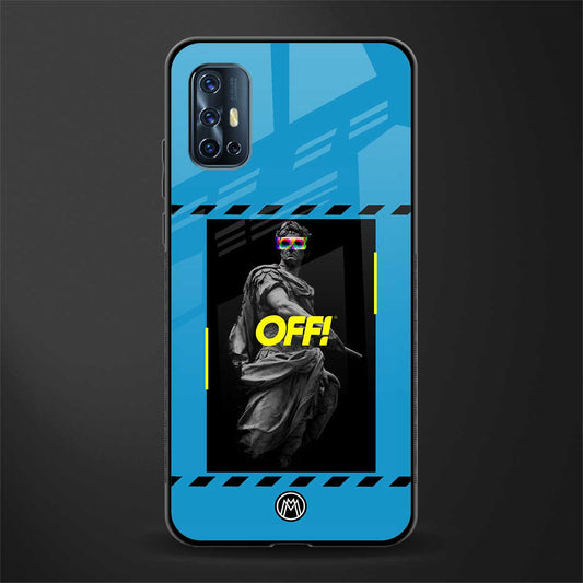 groovy caesar glass case for vivo v17 image