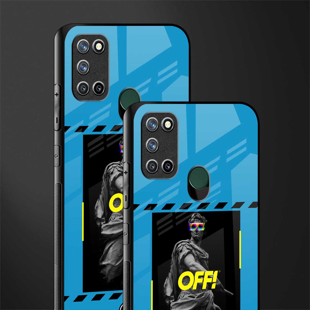 groovy caesar glass case for realme 7i image-2