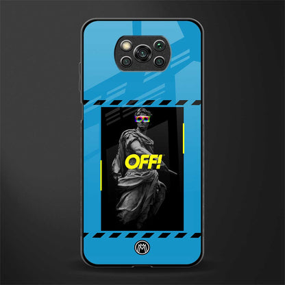 groovy caesar glass case for poco x3 pro image