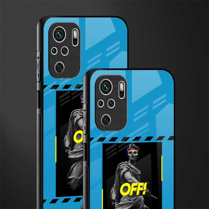 groovy caesar glass case for redmi note 10s image-2