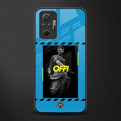 groovy caesar glass case for redmi note 10 pro max image