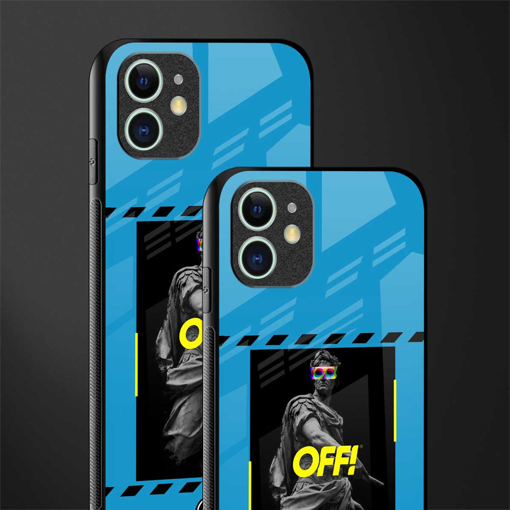 groovy caesar glass case for iphone 12 mini image-2
