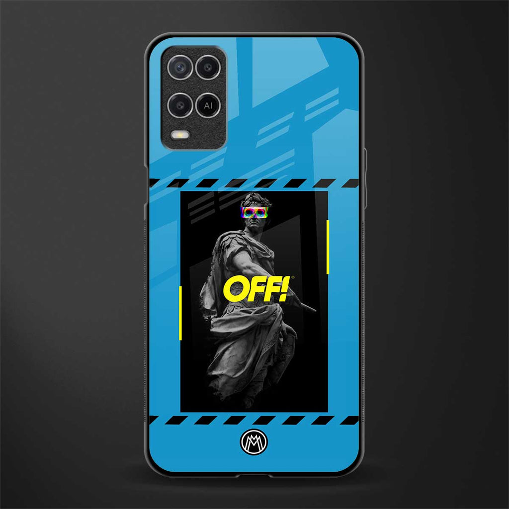 groovy caesar glass case for oppo a54 image