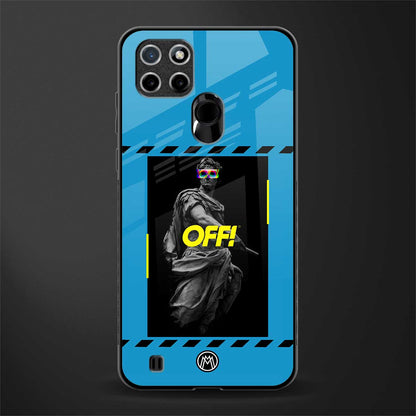 groovy caesar glass case for realme c21 image