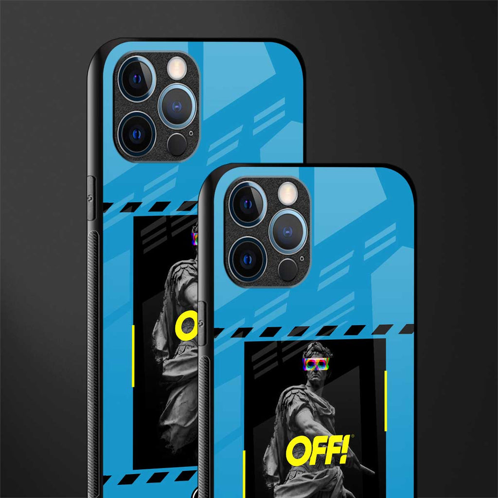 groovy caesar glass case for iphone 12 pro max image-2