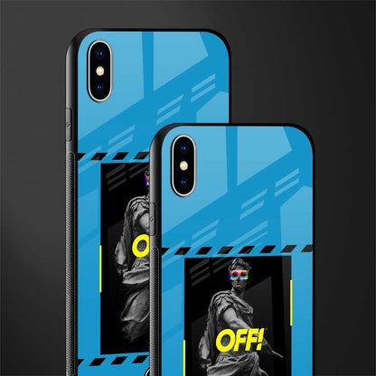 groovy caesar glass case for iphone xs max image-2