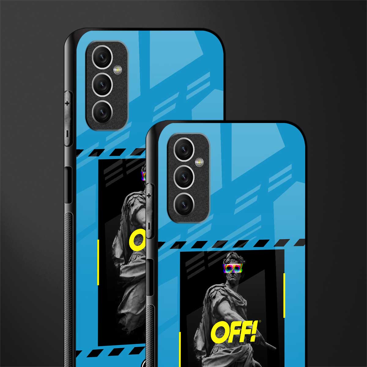 groovy caesar glass case for samsung galaxy m52 5g image-2