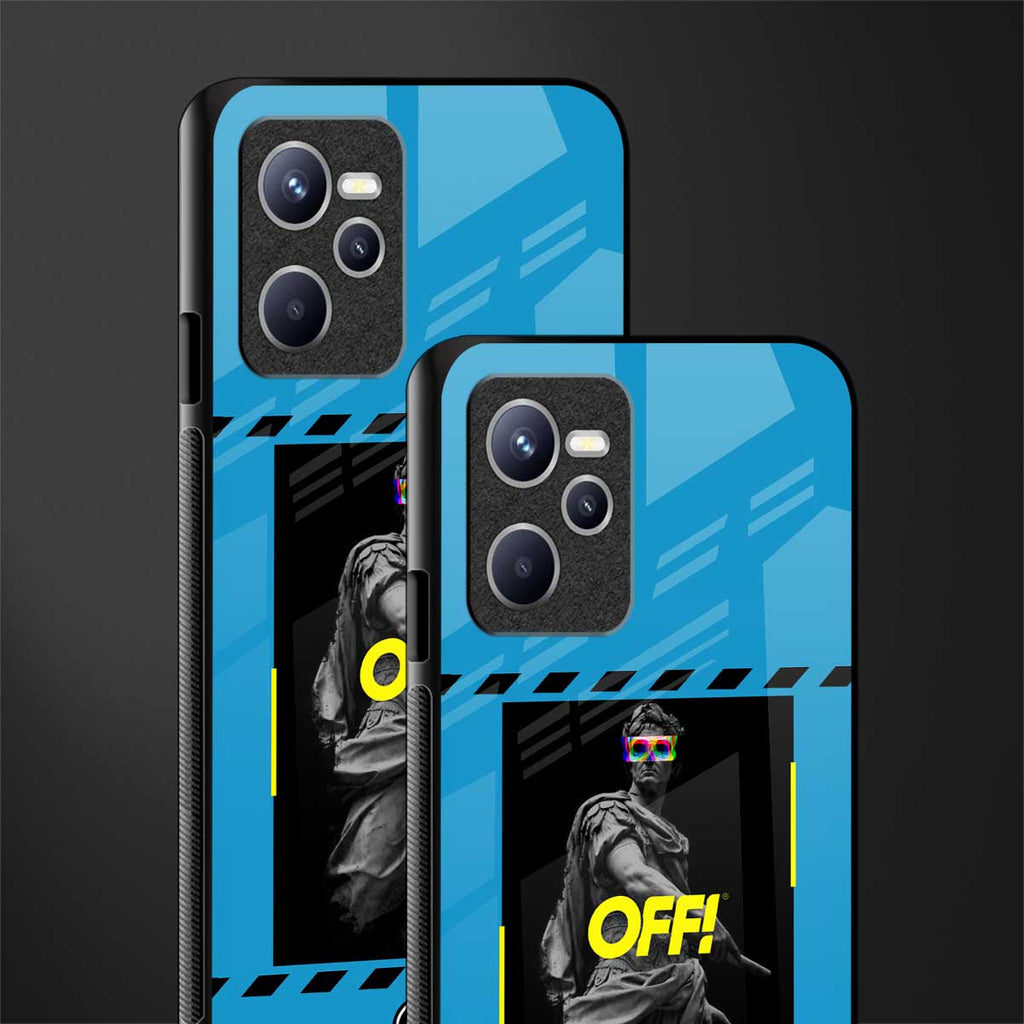 groovy caesar glass case for realme c35 image-2