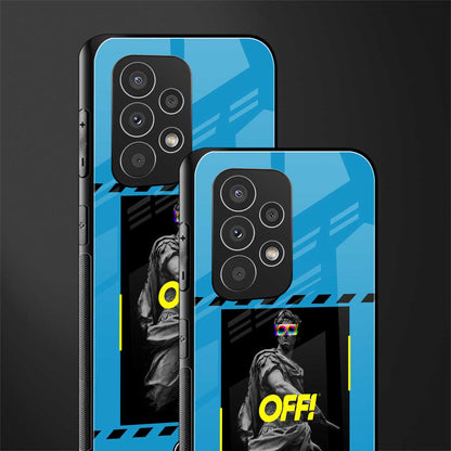 groovy caesar back phone cover | glass case for samsung galaxy a53 5g