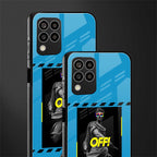 groovy caesar back phone cover | glass case for samsung galaxy m33 5g