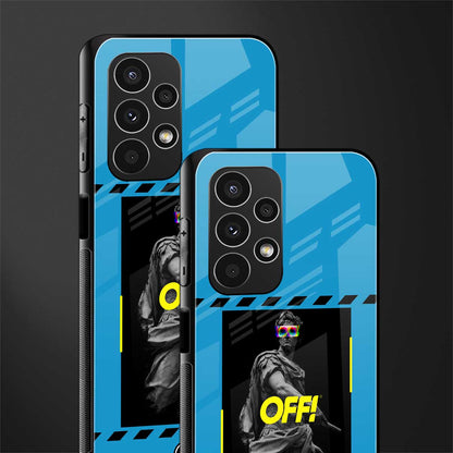 groovy caesar back phone cover | glass case for samsung galaxy a13 4g