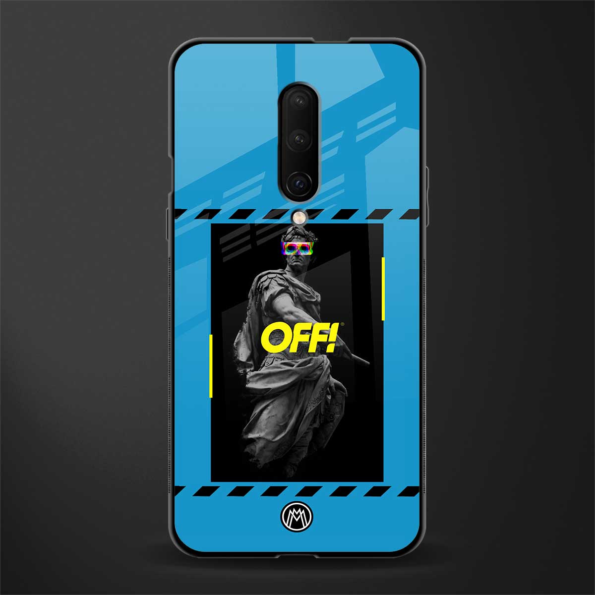 groovy caesar glass case for oneplus 7 pro image