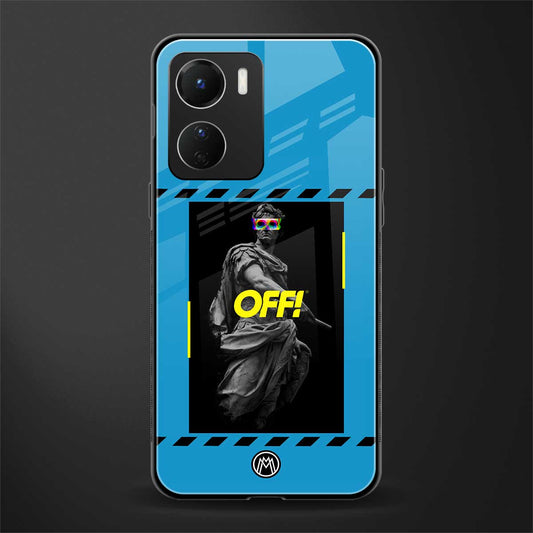 groovy caesar back phone cover | glass case for vivo y16