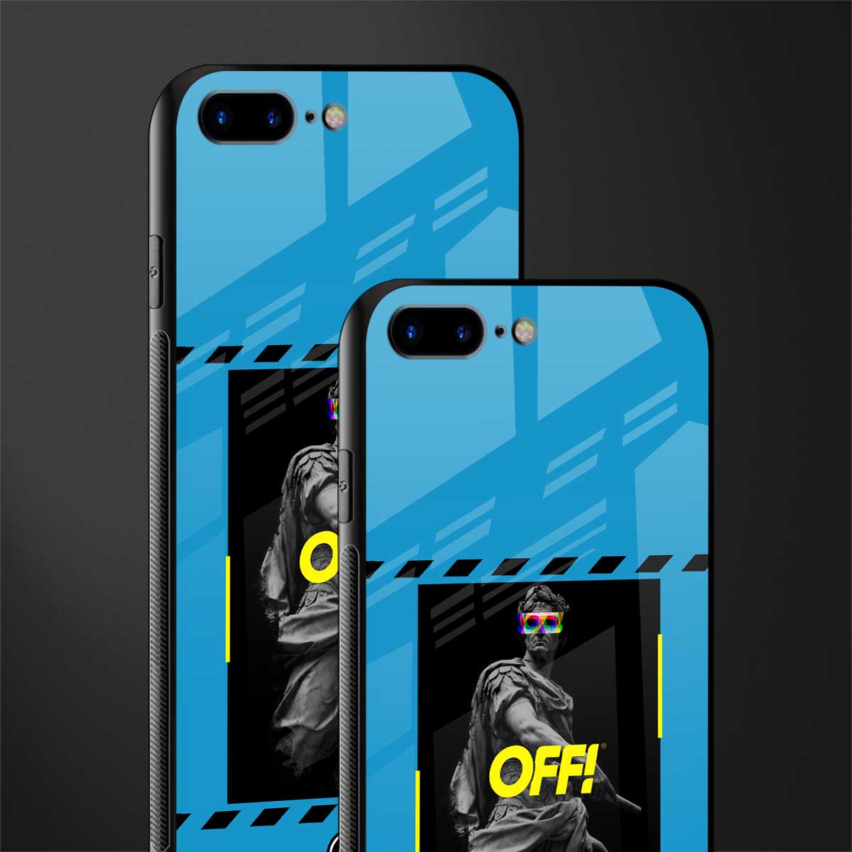 groovy caesar glass case for iphone 7 plus image-2